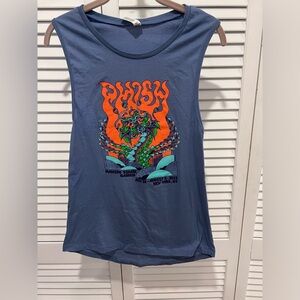 Phish Muscle tank tee woman’s flower alien MSG M unworn